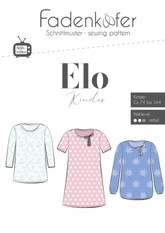 Papierschnittmuster Bluse Elo Kinder Fadenkäfer